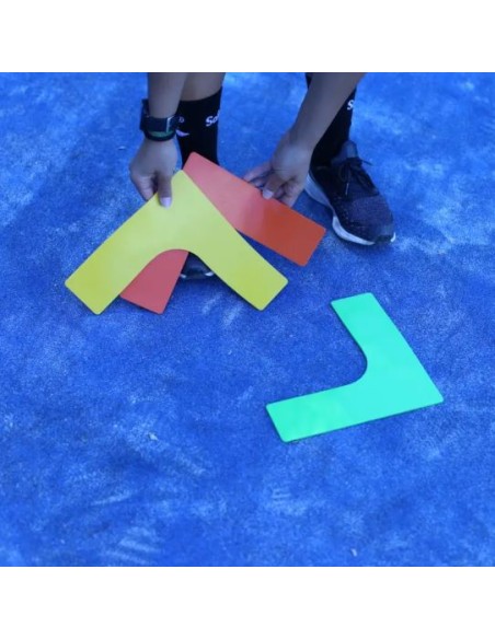 SET 6 UNIDADES DELIMITADOR CÓRNER POLIVINILO