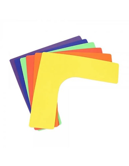 SET 6 UNIDADES DELIMITADOR CÓRNER POLIVINILO